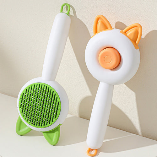 Brosse auto-nettoyante anti-nœuds pour chien et chat – Peigne démêlant