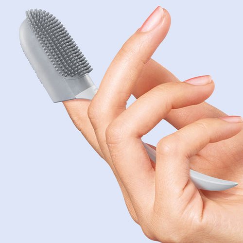 Brosse dentaire en silicone pour chien et chat – Doigtier nettoyant doux